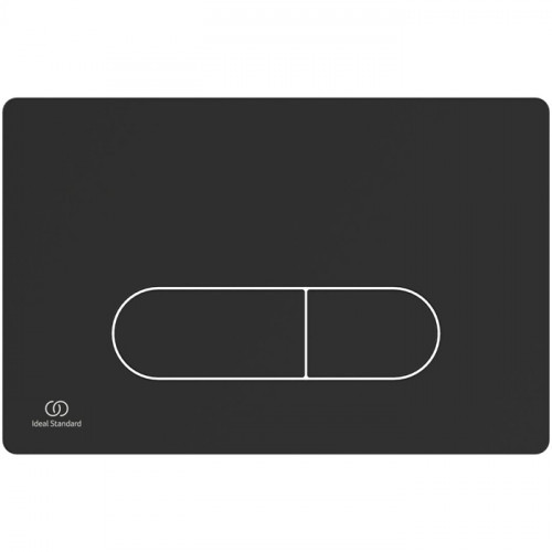 Ideal Standard Oleas M1 Механическая панель смыва, двойной смыв, покрытие soft touch цвет: черный матовый