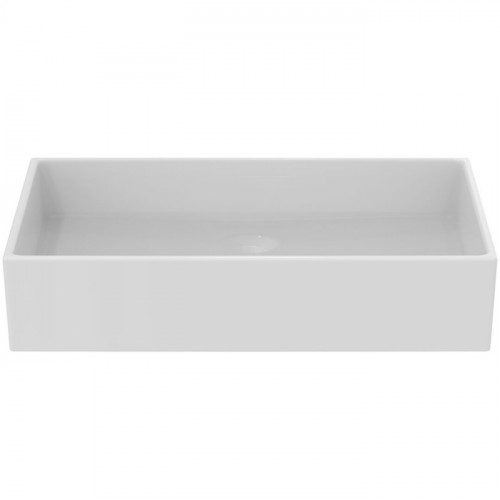 Ideal Standard Extra Раковина 600х400хh125 мм, накладная прямоугольная, без перелива и отв. под смес., с крепежом, цвет: белый глянец