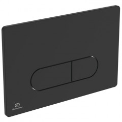 Ideal Standard Oleas M1 Механическая панель смыва, двойной смыв, покрытие soft touch цвет: черный матовый