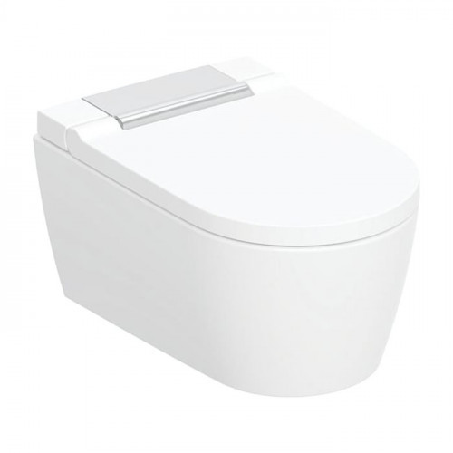 Geberit AquaClean Sela Унитаз-биде подвесной, белый / KeraTect, декор. панель: белый (замена 146.224.11.1)