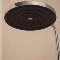 Ideal Standard Solos 3-функц.(Rain, Silkrain, SecondSkin) верхний душ 30см, цвет: хром