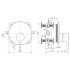 Ideal Standard Joy Смеситель для душа, встраиваемый, без комплектом EASY-BOX A1000NU, цвет: PVD Silver Storm