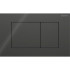 Geberit Sigma40 Клавиша для двойного смыва, квадратная: Черный