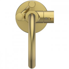 Ideal Standard Joy Смеситель для ванны, напольный, с ручным душем, цвет: PVD Brushed Gold