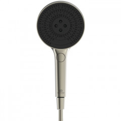 Ideal Standard Solos Душевая стойка с термостатич.смесителем для душа, верхний душ 33см, руч.душ, шланг 175см, без A1070NU, цвет: PVD Silver Storm