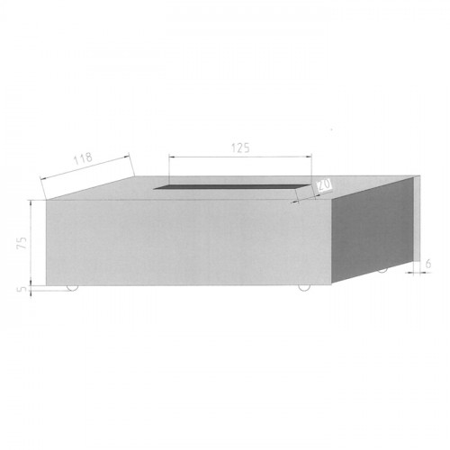Decor Walther KB 95 Диспенсер для салфеток 25x12x8см, цвет: сталь матовая ЗАКАЗ ПО ЗАПРОСУ