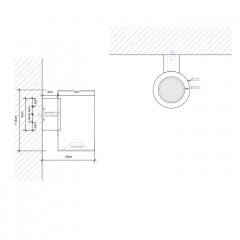 Decor Walther Flow Светильник для зеркала 7x10x11.5см, 1x GU10 max. 50W, цвет: хром ЗАКАЗ ПО ЗАПРОСУ