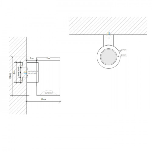 Decor Walther Flow Светильник для зеркала 7x10x11.5см, 1x GU10 max. 50W, цвет: хром ЗАКАЗ ПО ЗАПРОСУ