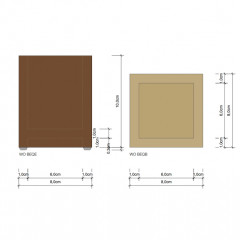 Decor Walther Wood BEQ Стакан настольный, цвет: светлый бук ЗАКАЗ ПО ЗАПРОСУ