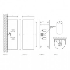Decor Walther Half Светильник настенный 9x8x23.5см, 2x GU10 max. 50W, цвет: хром ЗАКАЗ ПО ЗАПРОСУ