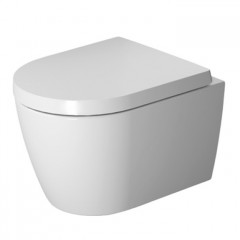 Duravit ME by Starck Унитаз подвесной укороченный Rimless 370x480мм, вкл. крепление Durafix, 4,5л., 370x480мм, белый (СПЕЦЦЕНА с нашего склада!)