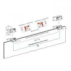 Decor Walther Omega 10 Светильник на зеркало 5x4.5x9(50-100)см, 1x S14S 0-100cm 2 Sockets, цвет: никель сатинированный ЗАКАЗ ПО ЗАПРОСУ