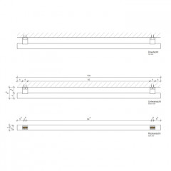 Decor Walther Tube HTE4108 Полотенцедержатель 4x108см, цвет: хром ЗАКАЗ ПО ЗАПРОСУ
