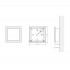 Decor Walther Kubic 20 Светильник потолочный 21x21x6.5см, 1x R7S 78mm max. 60W, цвет: никель сатинированный ЗАКАЗ ПО ЗАПРОСУ