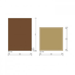 Decor Walther Wood PK Корзина для бумаги 18x18x25см, цвет: светлый бук ЗАКАЗ ПО ЗАПРОСУ