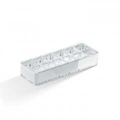 Decor Walther DW 407 Органайзер помады для губ 17.5x6.5x3см, акрил, цвет: хром ЗАКАЗ ПО ЗАПРОСУ