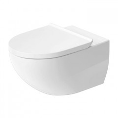 Duravit Architec Комплект: унитаз подв Rimless 575х365 мм, 257209 + сиденье (микролифт) быстросъемное 006969+Durafix, цвет белый (СПЕЦЦЕНА со склада!)