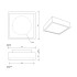 Decor Walther Cut 18 Светильник потолочный 18x18x7см, 1x R7s 78mm max. 100W, цвет: никель сатинированный ЗАКАЗ ПО ЗАПРОСУ