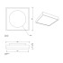 Decor Walther Cut 30 Светильник потолочный 30x30x7см, 2x R7S 78mm max. 100W, цвет: хром ЗАКАЗ ПО ЗАПРОСУ