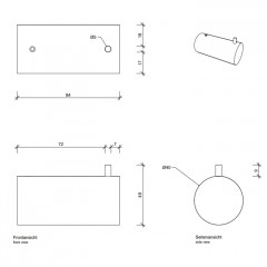 Decor Walther Tube HAK41 Крючок, 4см, цвет: хром ЗАКАЗ ПО ЗАПРОСУ