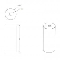 Decor Walther Bin 2 Гигиенический контейнер 14.5x33.5см, цвет: хром ЗАКАЗ ПО ЗАПРОСУ