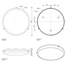 Decor Walther FIX 24 Светильник потолочный 24x6.5см, 1x R7s 78mm max. 100W, цвет: никель сатинированный ЗАКАЗ ПО ЗАПРОСУ