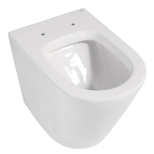 Унитаз ABBER Bequem AC1113 приставной белый, безободковый