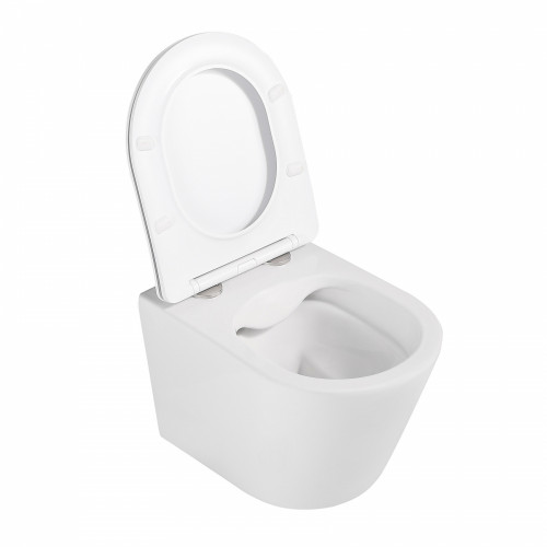 Унитаз ABBER Bequem AC1102MW подвесной белый матовый, безободковый