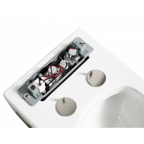 Унитаз ABBER Bequem AC1114P приставной белый с импульсным смывом