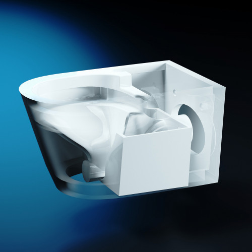 Комплект ABBER подвесной электронный унитаз-биде Bequem AC1119S с инсталляцией AC0101P2