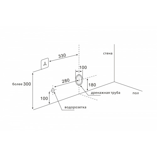 Комплект ABBER подвесной электронный унитаз-биде Bequem AC1119S с инсталляцией AC0101P2