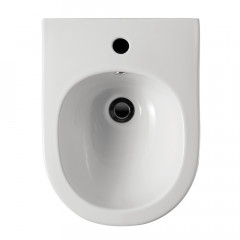 Комплект ABBER унитаз AC1100 белый с инсталляцией AC0105 и кнопкой AC0120 хром, биде AC1150 с инсталляцией AC0101P