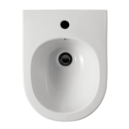 Комплект ABBER унитаз AC1100 белый с инсталляцией AC0105 и кнопкой AC0120 хром, биде AC1150 с инсталляцией AC0101P