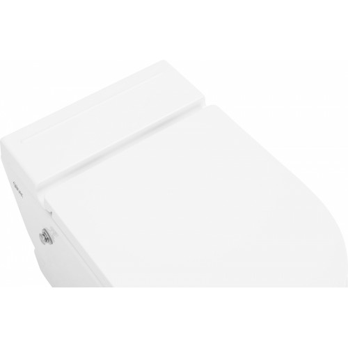 Унитаз ABBER Bequem AC1115P приставной белый с импульсным смывом