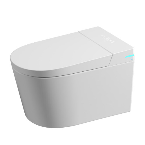 Комплект ABBER подвесной электронный унитаз-биде Bequem AC1123SR с инсталляцией AC0101P2