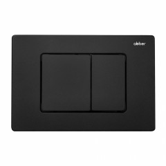 Комплект ABBER унитаз AC1100MB черный матовый с инсталляцией AC0105 и кнопкой AC0120MB, биде AC1150MB с инсталляцией AC0101P