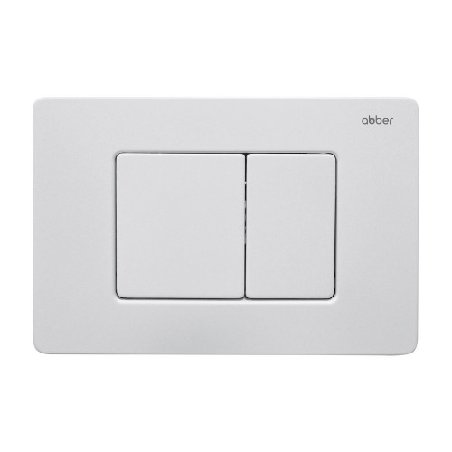 Комплект подвесной унитаз ABBER Rechteck AC1201MB черный матовый с инсталляцией AC0105 и кнопкой AC0120MW белая матовая