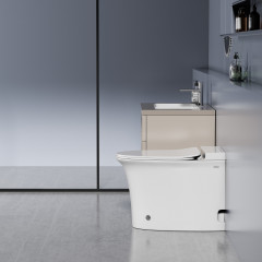 Унитаз ABBER Bequem AC1125P напольный белый с импульсным смывом