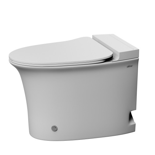 Унитаз ABBER Bequem AC1125P напольный белый с импульсным смывом
