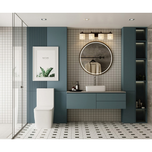 Унитаз ABBER Rechteck AC1210 компакт белый, безободковый