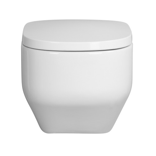 Унитаз ABBER Rechteck AC1218 подвесной белый, безободковый, смыв торнадо и струйный смыв