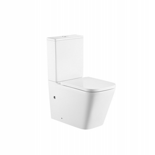 Унитаз ABBER Rechteck AC1210T компакт белый, безободковый, смыв торнадо