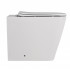 Унитаз ABBER Rechteck AC1211 приставной белый, безободковый