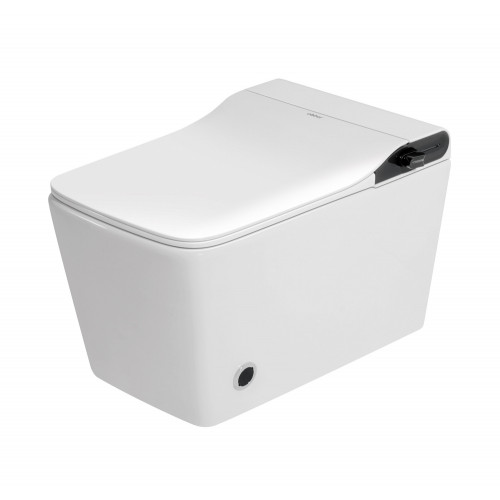 Комплект ABBER подвесной электронный унитаз-биде Rechteck AC1215S с инсталляцией AC0101P2