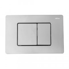 Комплект подвесной унитаз ABBER Rechteck AC1201 белый с инсталляцией AC0105 и кнопкой AC0120 хром