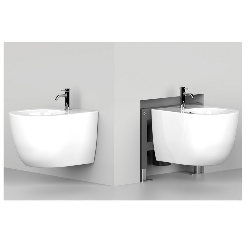 Биде ABBER Rechteck AC1250MB подвесное черное матовое