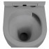 Унитаз ABBER Bequem AC1101TMG подвесной серый матовый, безободковый, смыв торнадо