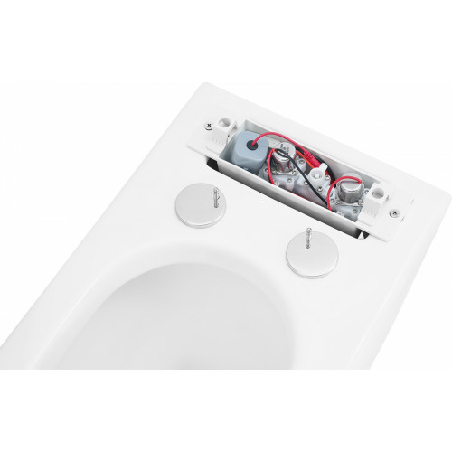 Унитаз ABBER Rechteck AC1213P приставной белый с импульсным смывом