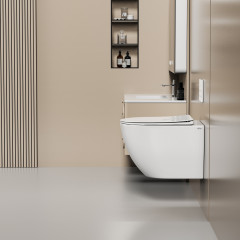 Унитаз ABBER Ultra AC1301 подвесной белый с ультратонким ободком