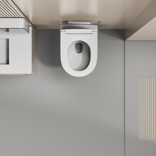 Унитаз ABBER Ultra AC1301 подвесной белый с ультратонким ободком